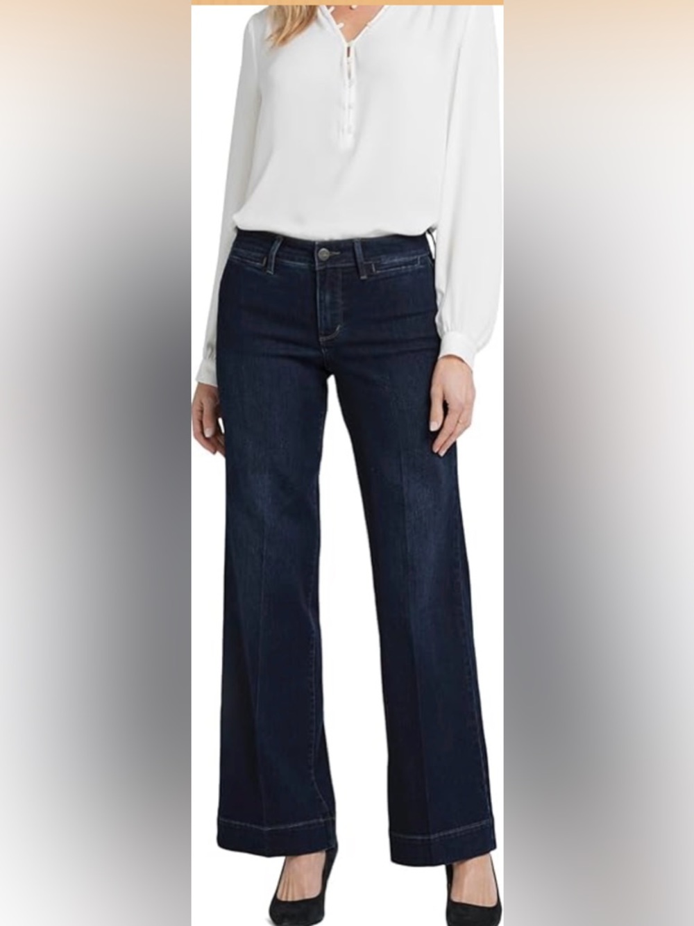 NWT NYDJ Teresa Trouser Jeans size 12 - wide leg opening -